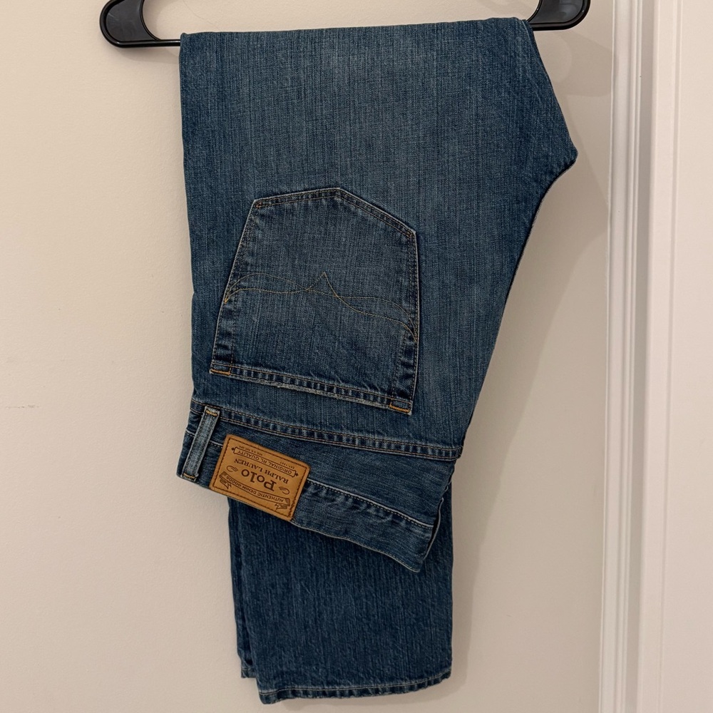 Polo Ralph Lauren Men's Slim Straight Blue Jeans
